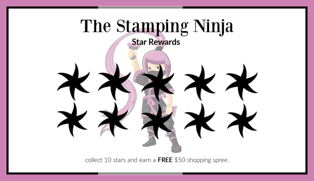 The Stamping Ninja Star Rewards