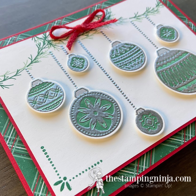 A Silver-Embossed Ornamental Christmas for the Stampers Showcase Blog Hop