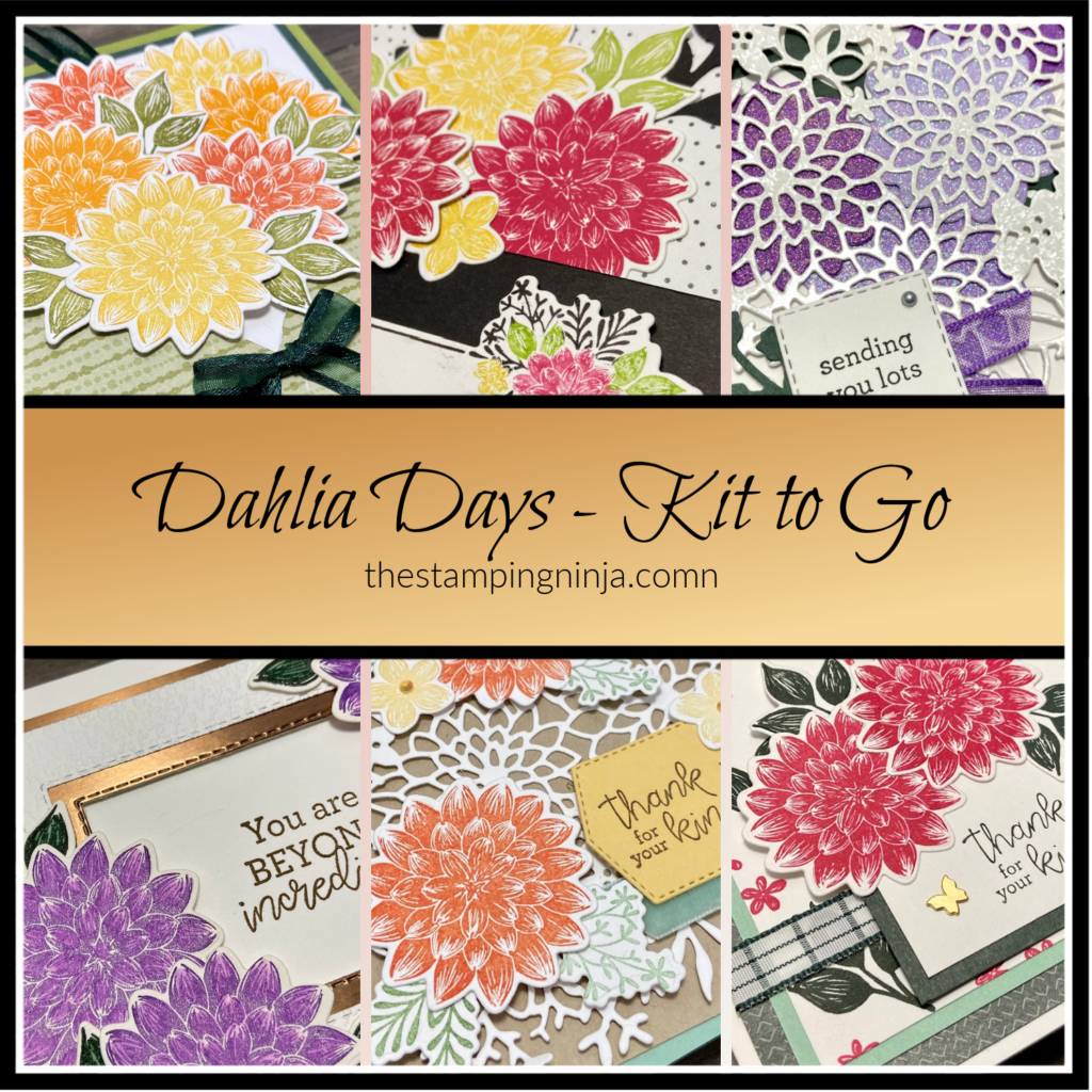 Dahlia Days kit to go