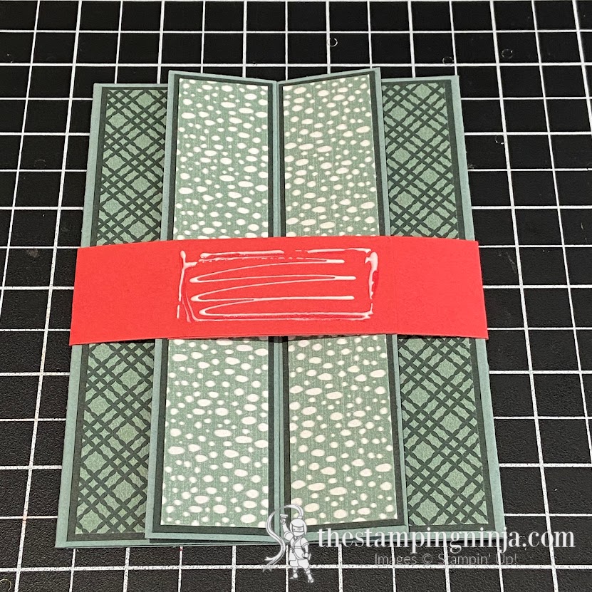 Potted Geraniums Double Gate Fold for the Pals Fun Fold Blog Hop