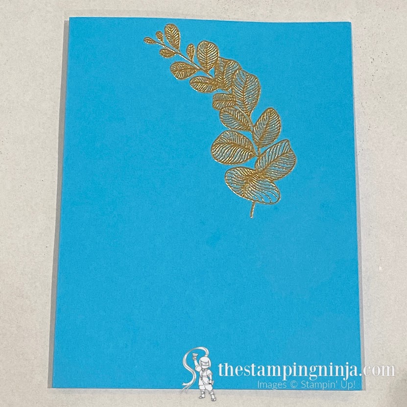 Uniquely Artistic in Tahitian Tide for the Stampers Showcase Blog Hop