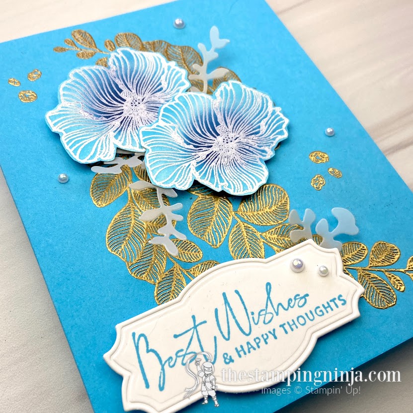 Uniquely Artistic in Tahitian Tide for the Stampers Showcase Blog Hop