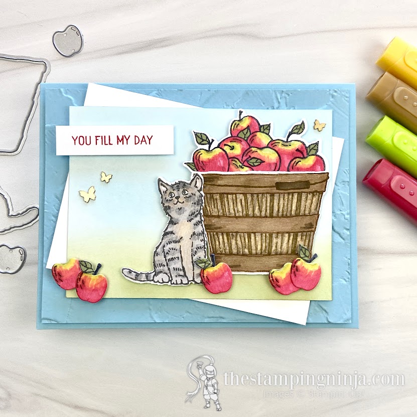 You Fill My Day with the Cheerful Basket Stamp Set