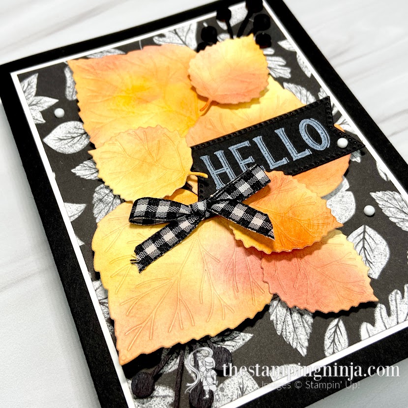 A Rustic Harvest Hello with a Pop of Color