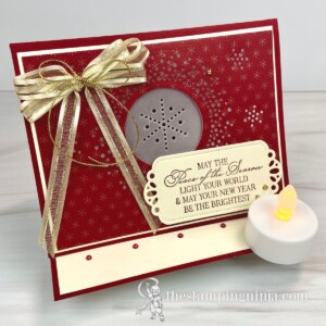 Brightest Flow Tealight Candle Card