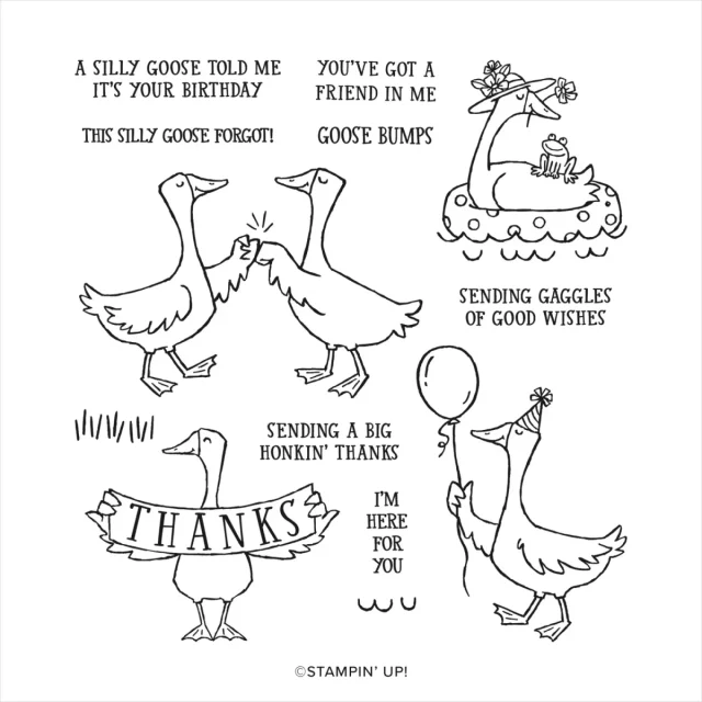 a silly goose stamp set