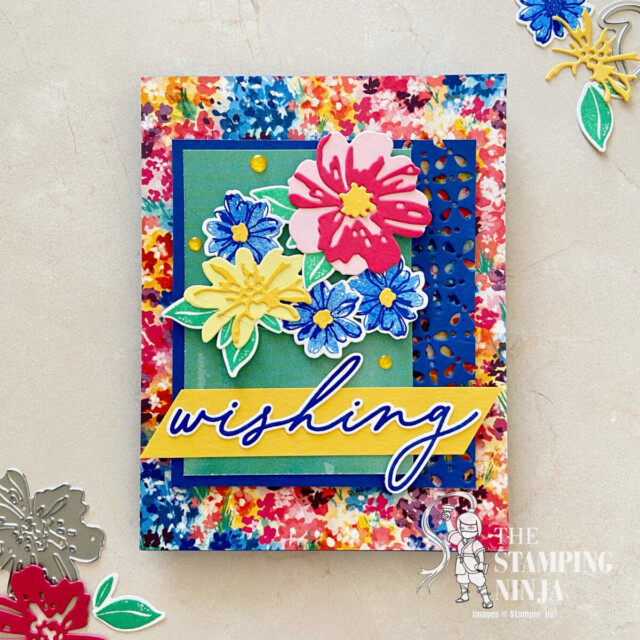 A Bold & Bright Delightful Wishes Card - main photo