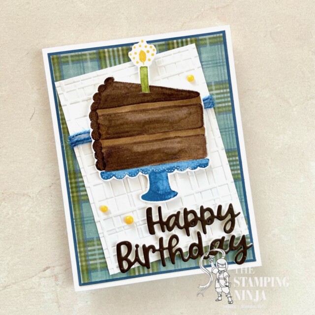 A Masculine Birthday Card with Cake Fancy - main photo