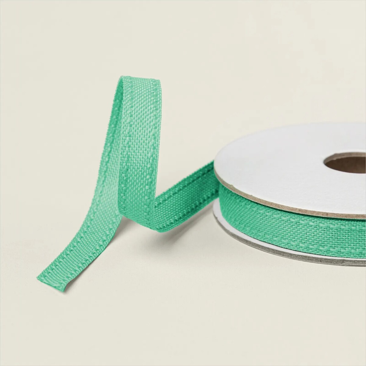 Shy Shamrock 3/8" Bordered Ribbon